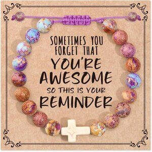 Bracelets Gifts for Men Teen Boys, Sometimes You Forget You're Awesome